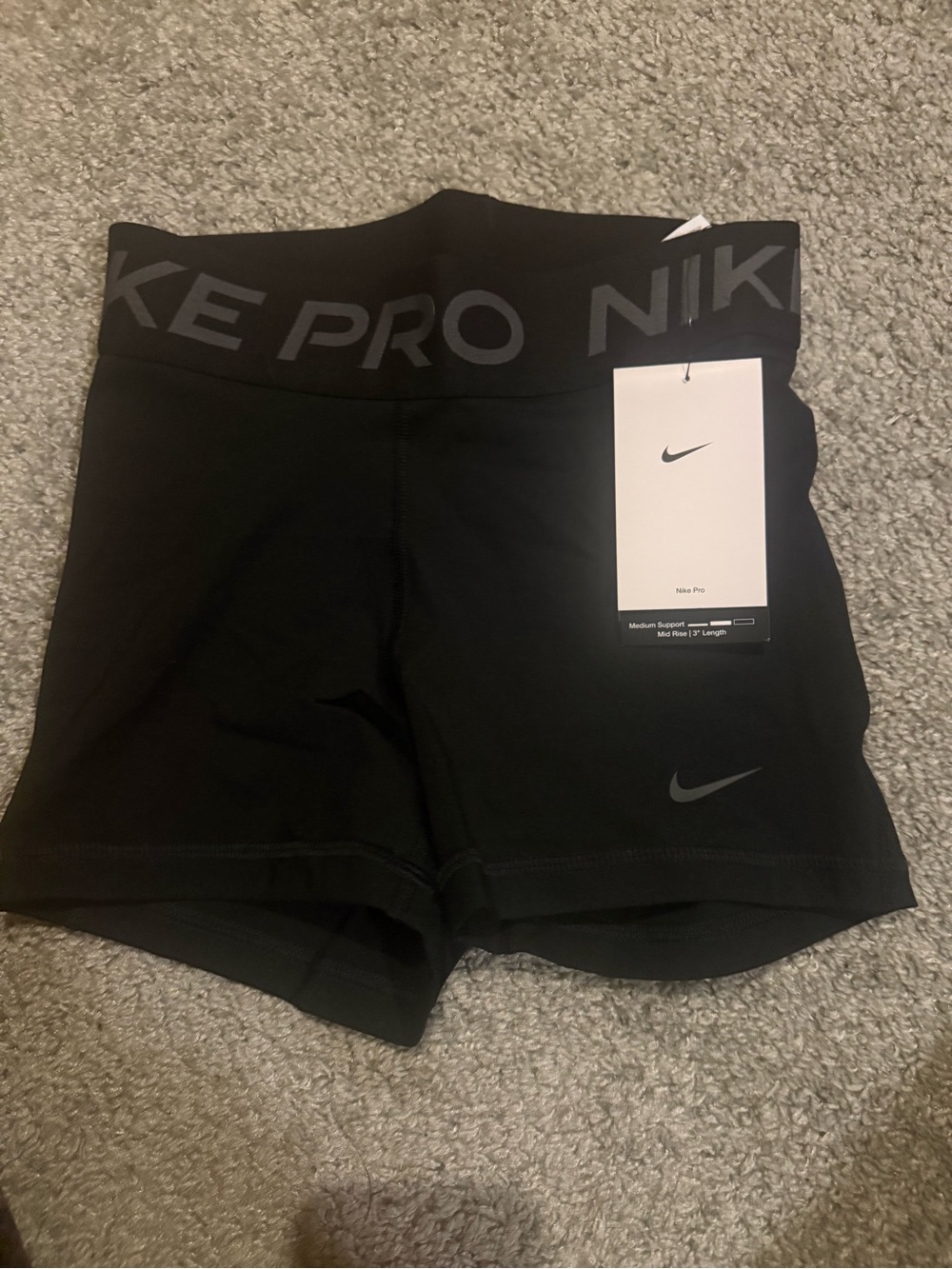 Nike Black Pro Compression Training Shorts